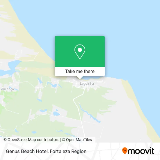 Genus Beach Hotel map
