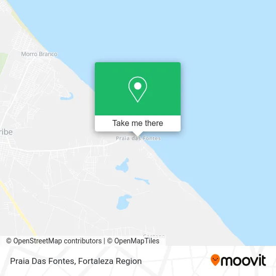 Praia Das Fontes map