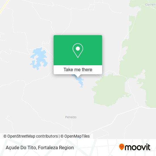 Mapa Açude Do Tito