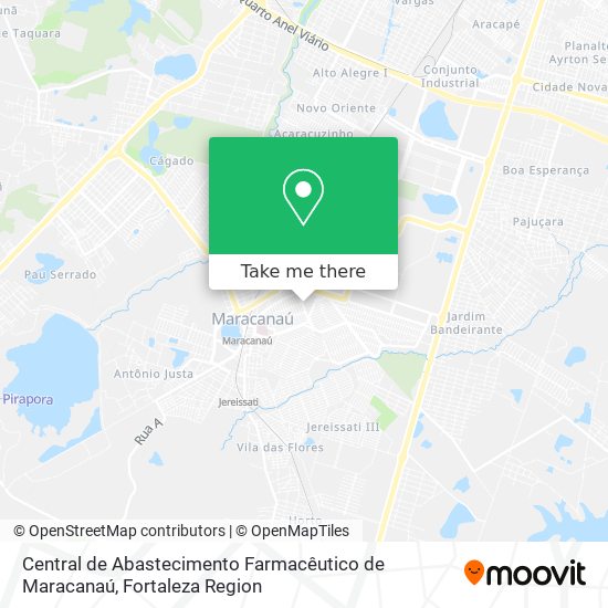 Mapa Central de Abastecimento Farmacêutico de Maracanaú