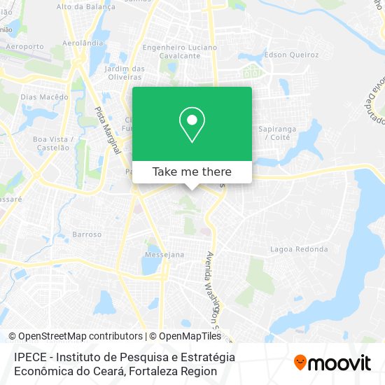IPECE - Instituto de Pesquisa e Estratégia Econômica do Ceará map
