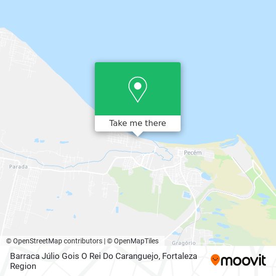 Barraca Júlio Gois O Rei Do Caranguejo map