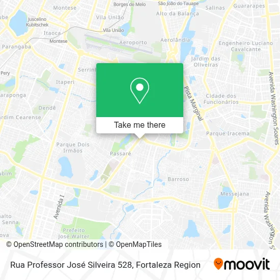 Rua Professor José Silveira 528 map