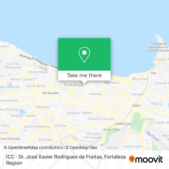 ICC - Dr. José Xavier Rodrigues de Freitas map