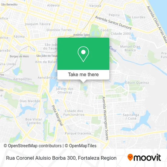 Rua Coronel Aluísio Borba 300 map