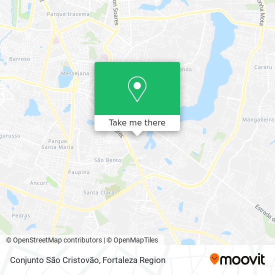 Conjunto São Cristovão map