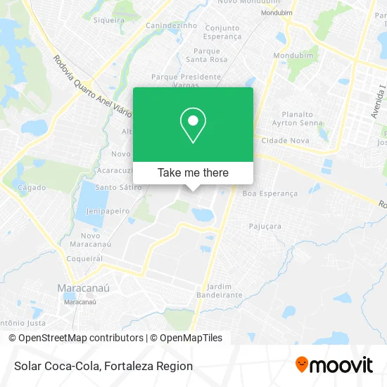 Solar Coca-Cola map