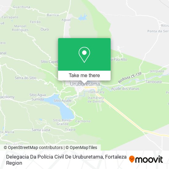 Delegacia Da Polícia Civil De Uruburetama map