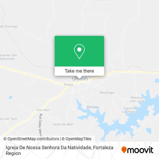 Mapa Igreja De Nossa Senhora Da Natividade