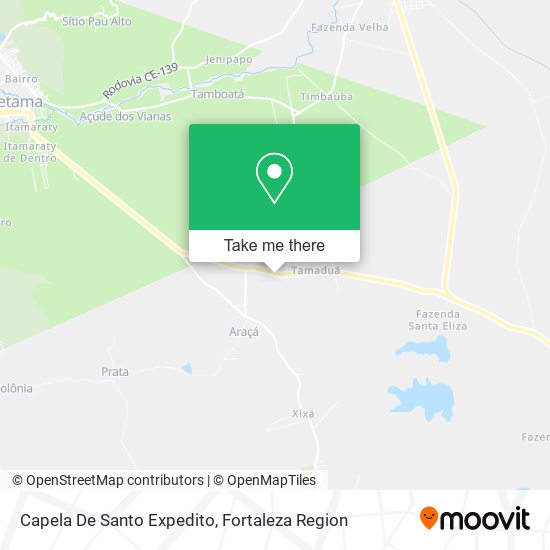Capela De Santo Expedito map