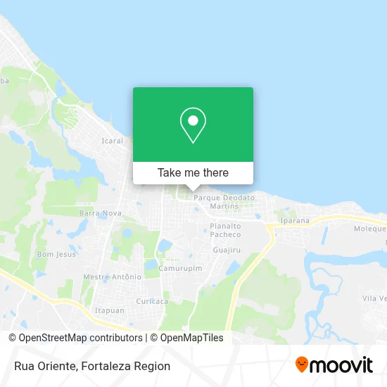 Rua Oriente map