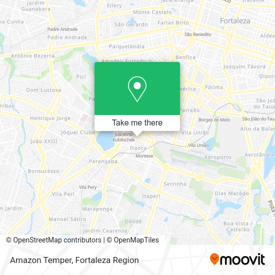 Amazon Temper map