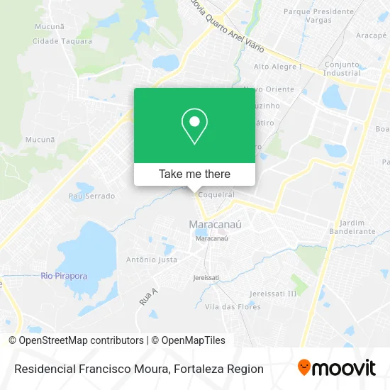 Residencial Francisco Moura map