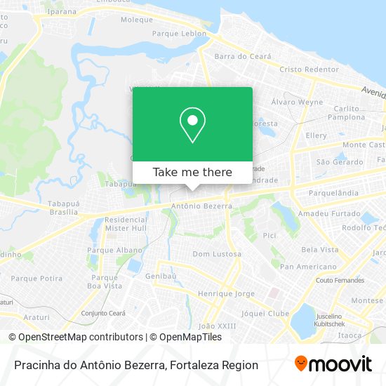 Pracinha do Antônio Bezerra map