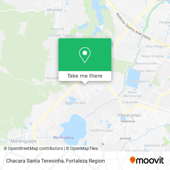 Chacara Santa Teresinha map