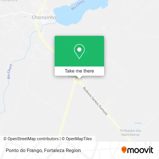 Ponto do Frango map