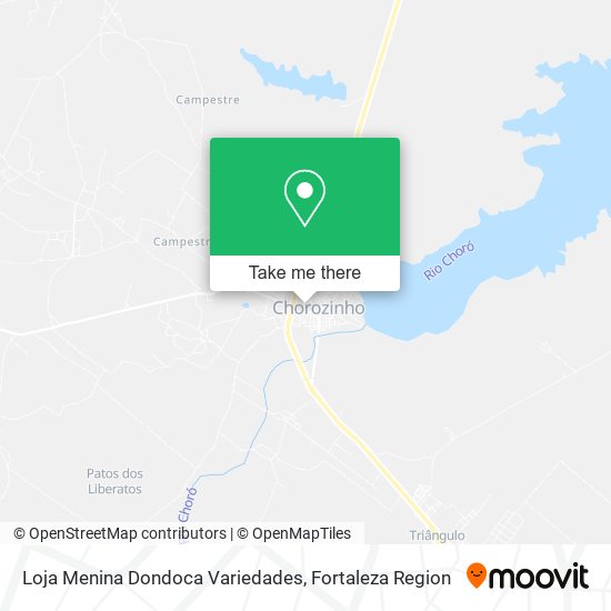 Loja Menina Dondoca Variedades map
