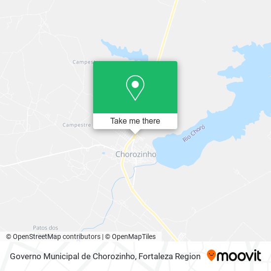 Governo Municipal de Chorozinho map