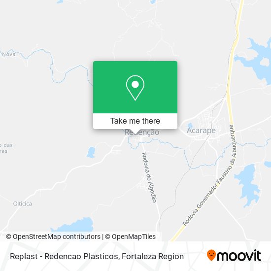 Replast - Redencao Plasticos map