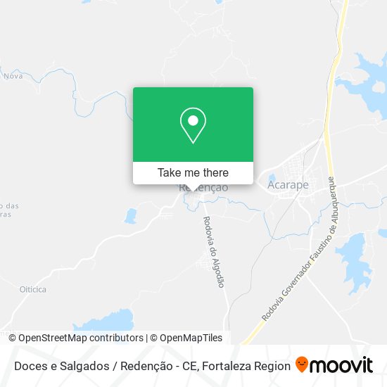 Doces e Salgados / Redenção - CE map