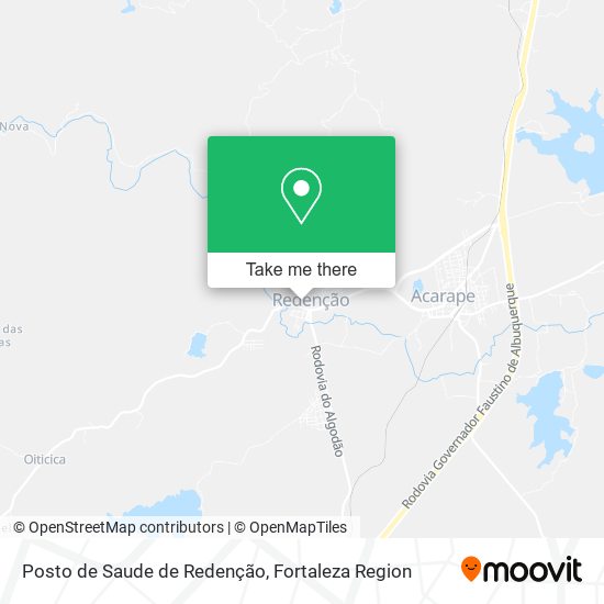 Posto de Saude de Redenção map