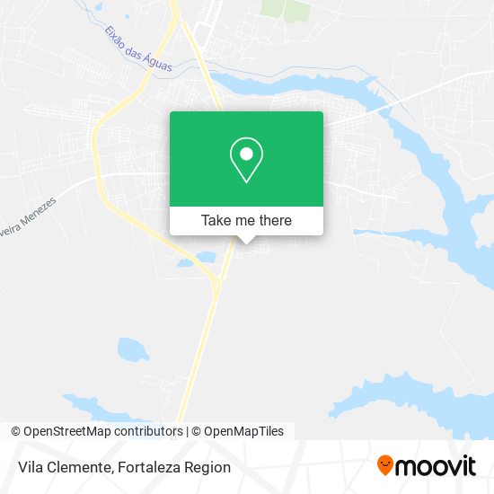 Vila Clemente map