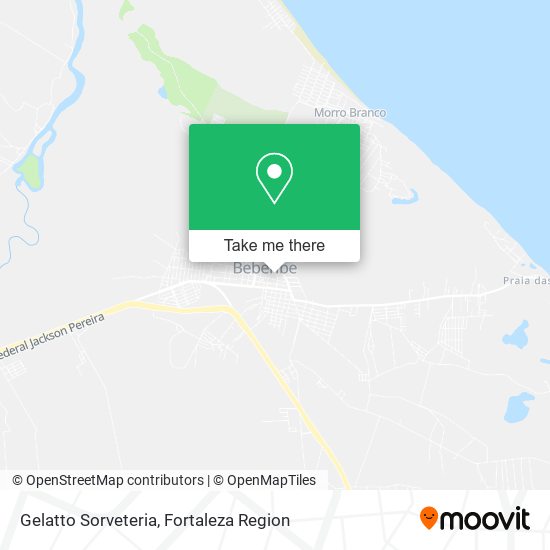 Gelatto Sorveteria map