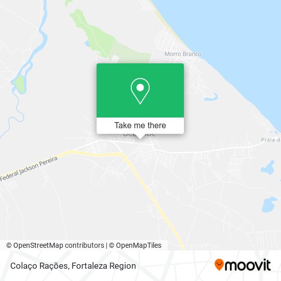 Colaço Rações map