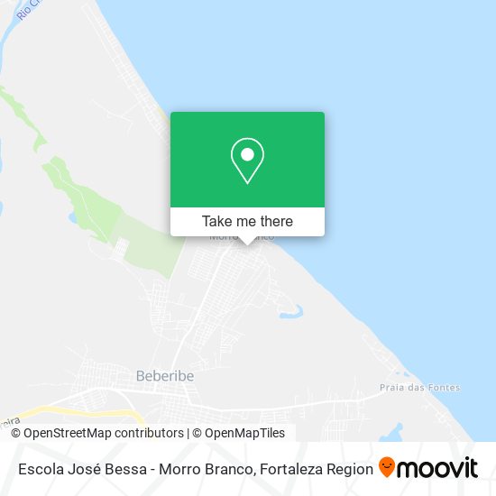 Mapa Escola José Bessa - Morro Branco