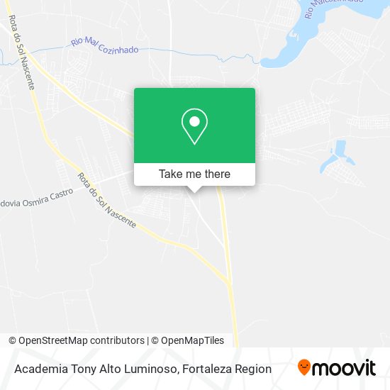 Academia Tony Alto Luminoso map