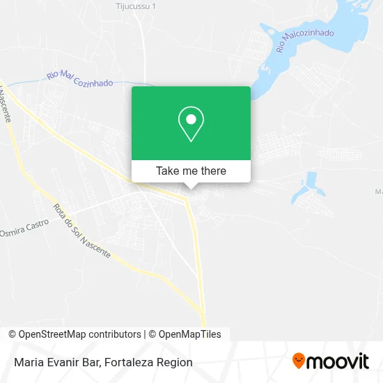 Maria Evanir Bar map
