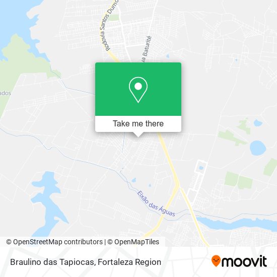 Braulino das Tapiocas map