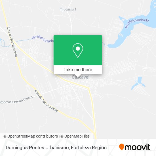 Domingos Pontes Urbanismo map