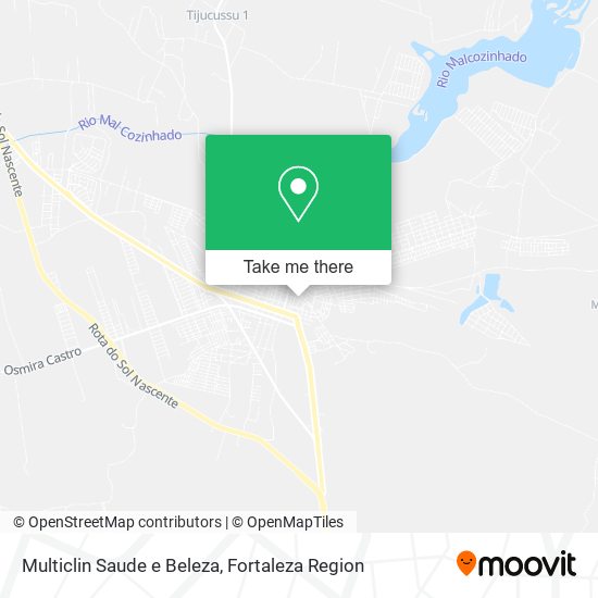 Mapa Multiclin Saude e Beleza