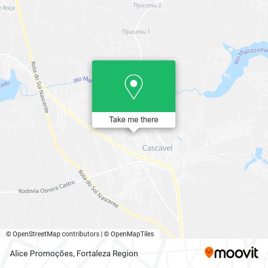 Alice Promoções map