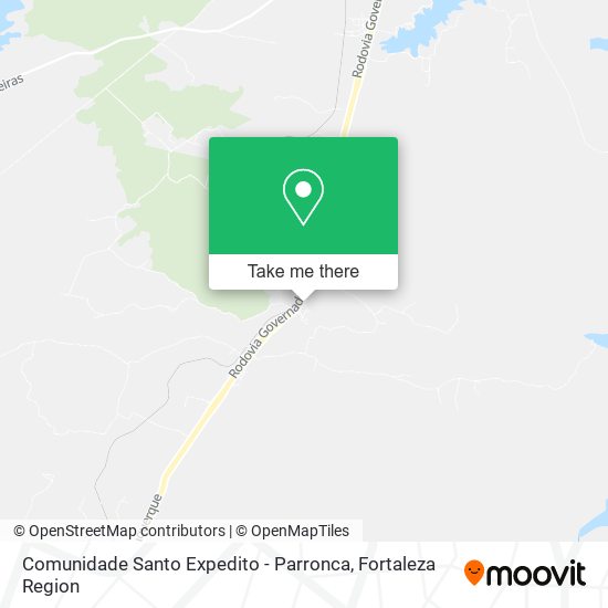 Comunidade Santo Expedito - Parronca map