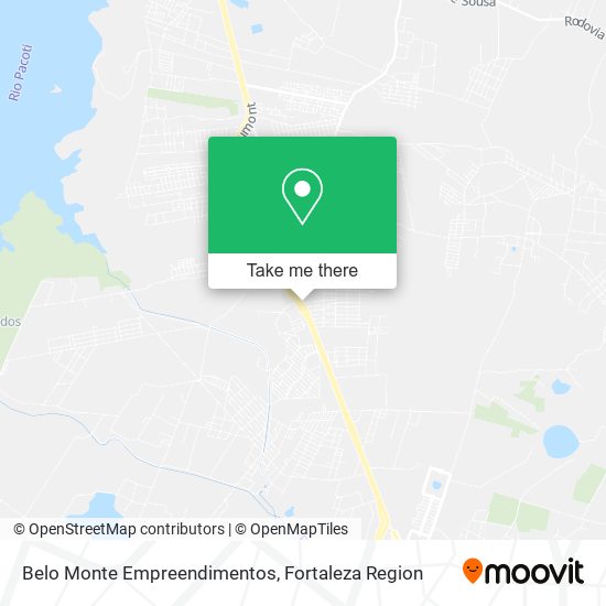 Mapa Belo Monte Empreendimentos