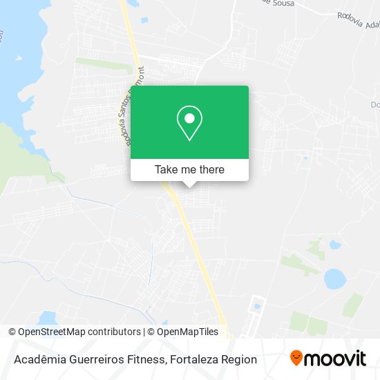 Acadêmia Guerreiros Fitness map