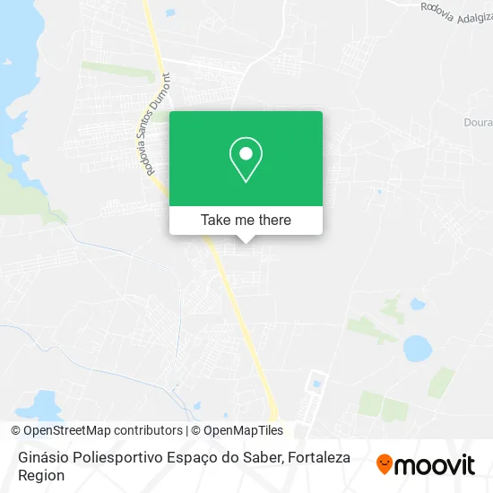 Ginásio Poliesportivo Espaço do Saber map