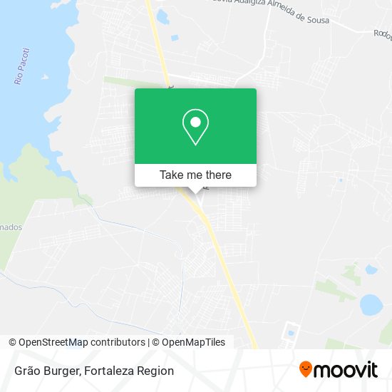 Grão Burger map