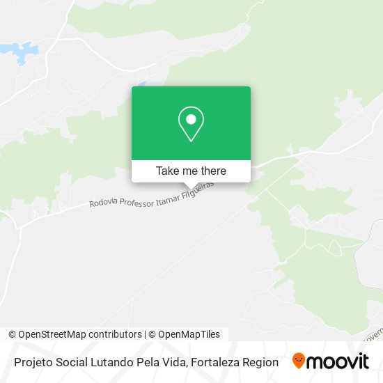 Projeto Social Lutando Pela Vida map