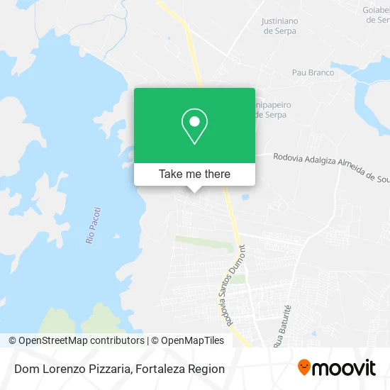 Dom Lorenzo Pizzaria map