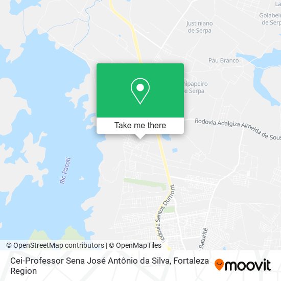 Mapa Cei-Professor Sena José Antônio da Silva