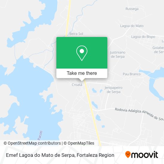 Emef Lagoa do Mato de Serpa map