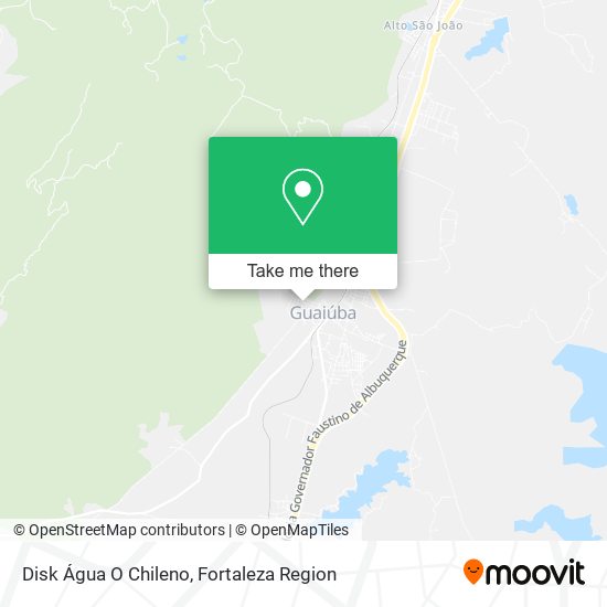 Disk Água O Chileno map