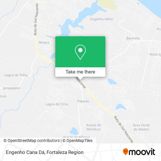 Mapa Engenho Cana Dá