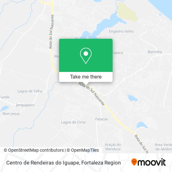 Mapa Centro de Rendeiras do Iguape