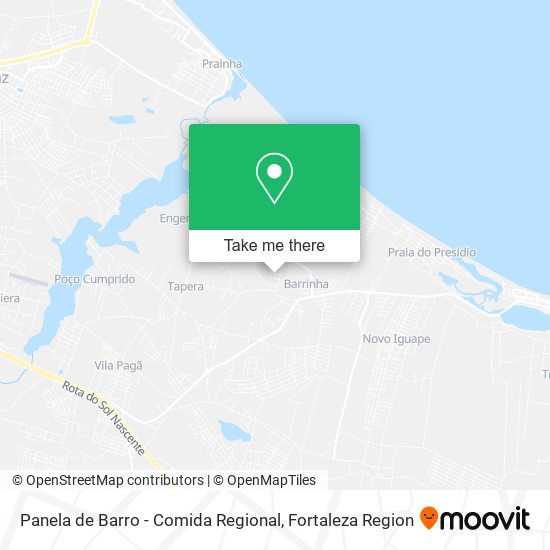 Panela de Barro - Comida Regional map