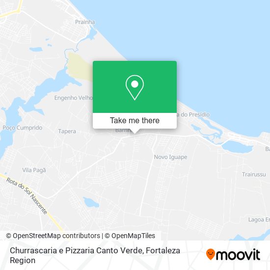 Churrascaria e Pizzaria Canto Verde map