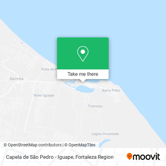 Capela de São Pedro - Iguape map